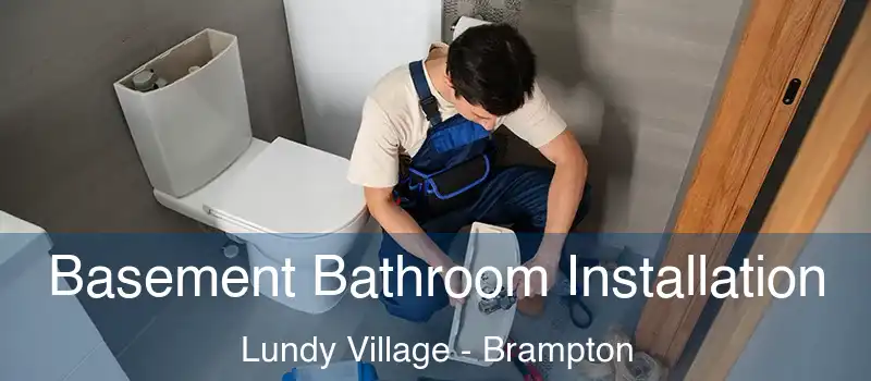  Basement Bathroom Installation Lundy Village - Brampton