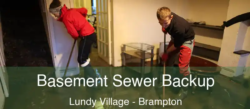  Basement Sewer Backup Lundy Village - Brampton
