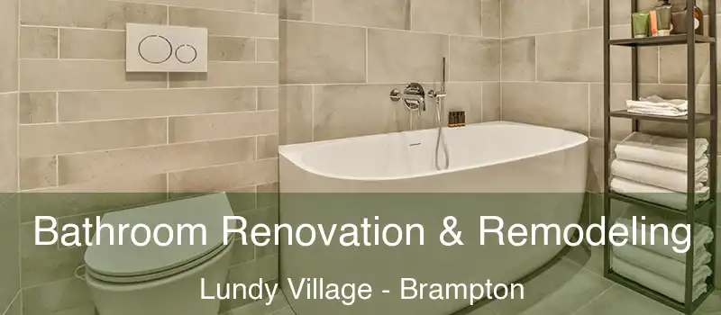  Bathroom Renovation & Remodeling Lundy Village - Brampton