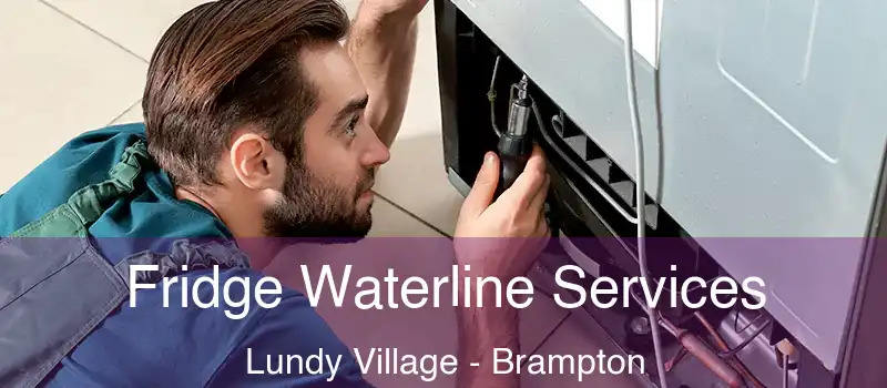  Fridge Waterline Services Lundy Village - Brampton