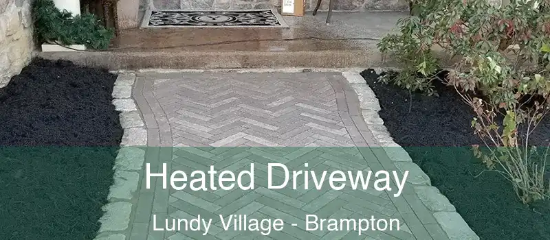 Heated Driveway Lundy Village - Brampton