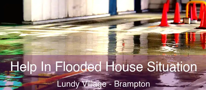  Help In Flooded House Situation Lundy Village - Brampton