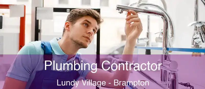 Plumbing Contractor Lundy Village - Brampton