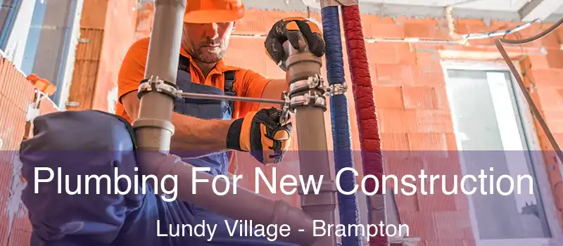  Plumbing For New Construction Lundy Village - Brampton