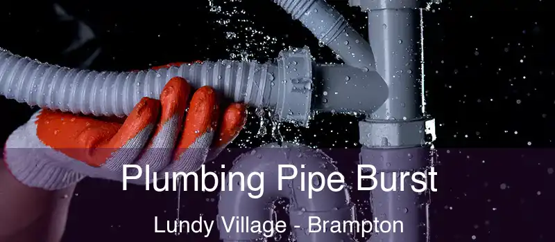  Plumbing Pipe Burst Lundy Village - Brampton