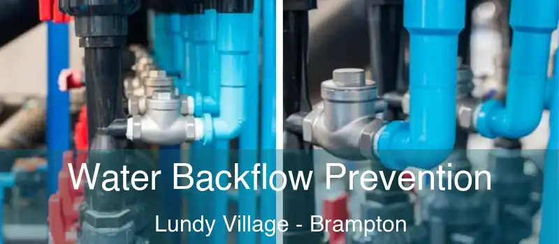  Water Backflow Prevention Lundy Village - Brampton